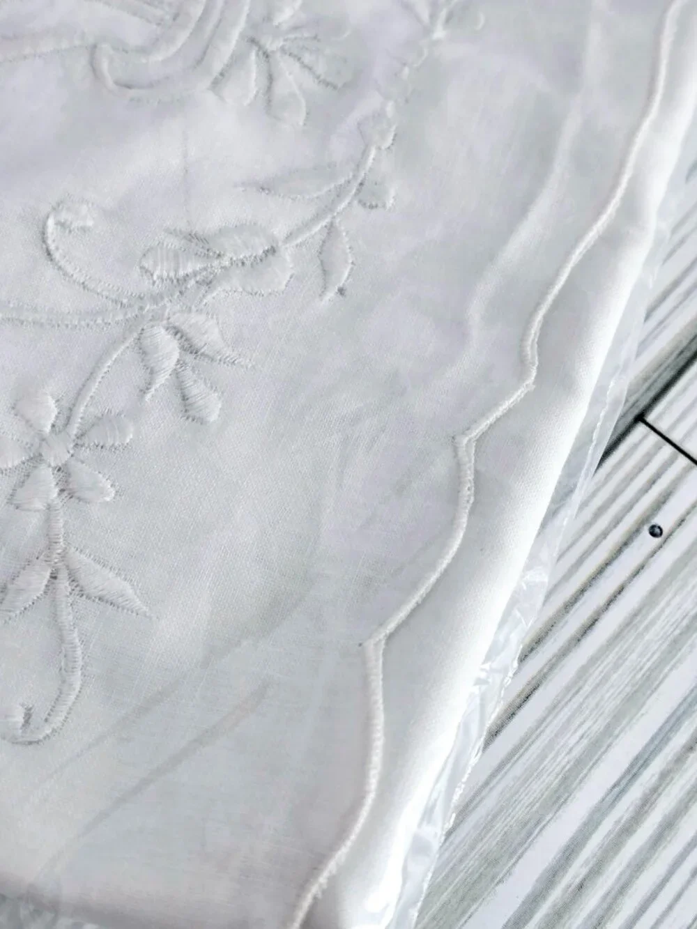 VTG 1970's O Sage Embroidered Pillowcases NOS Sealed 100% Cotton Hong Kong